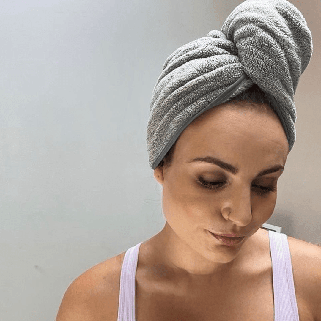 Wrap Me Up Bby Bamboo Hair Towel - indie.